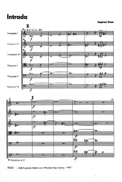 Intrada von Siegfried Thiele 