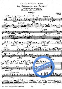 Orchesterstudien für Violine Heft 16 von Richard Wagner im Alle Noten Shop kaufen