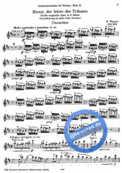 Orchesterstudien für Violine Heft 13 von Richard Wagner im Alle Noten Shop kaufen