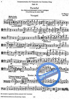Orchesterstudien für Violoncello Heft 19 von Richard Wagner im Alle Noten Shop kaufen
