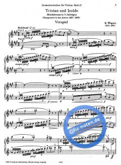 Orchesterstudien für Violine Heft 17 von Richard Wagner im Alle Noten Shop kaufen