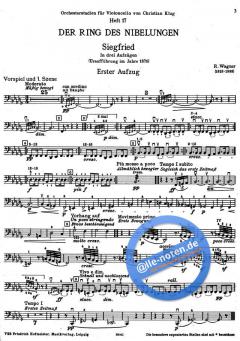 Orchesterstudien für Violoncello Heft 17 von Richard Wagner im Alle Noten Shop kaufen