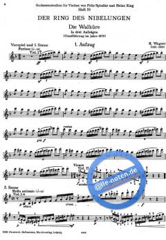 Orchesterstudien für Violine Heft 18 von Richard Wagner im Alle Noten Shop kaufen