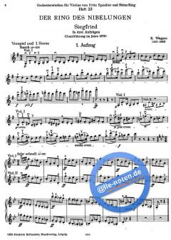 Orchesterstudien für Violine Heft 23 von Richard Wagner im Alle Noten Shop kaufen