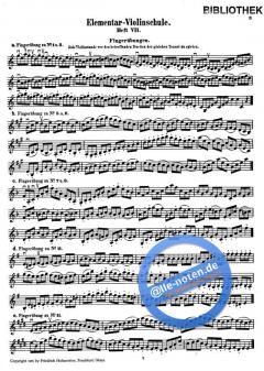 Elementar-Violinschule Heft 7 im Alle Noten Shop kaufen