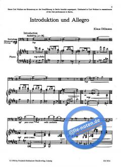 Introduktion und Allegro von Klaus Dillmann 