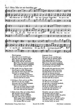 Die einstimmigen Weisen des Lochamer Liederbuches 