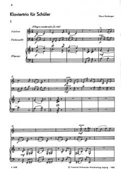 4 leichte Klaviertrios 