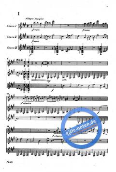 Concertino für 3 Gitarren von Siegfried Müller 