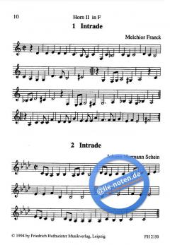 Waldhornquartette Band 2 für 4 Waldhörner bei alle-noten.de