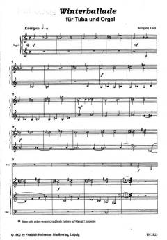 Winterballade von Wolfgang Thiel 