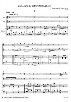 Collection de différentes Danses, op. 6 (Friedrich Wieck) 