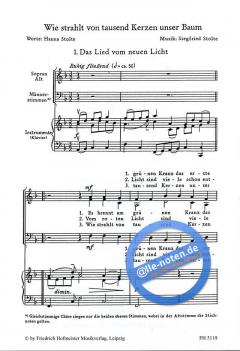 Wie strahlt von tausend Kerzen unser Baum (Siegfried Stolte) 