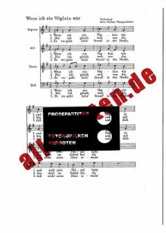 Wenn ich ein Vöglein wär 