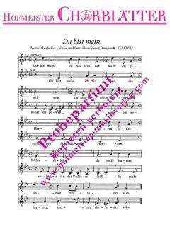 Du bist mein (Hans-Georg Burghardt) 