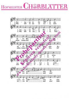 Entlaubet ist der Wald (um 1540) 