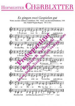 Es gingen zwei Gespielen gut 