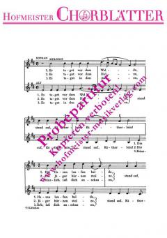 Es taget vor dem Walde (Mathias Apianus) 