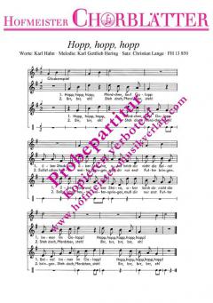 hopp, hopp, hopp (Karl Gottlieb Hering) 