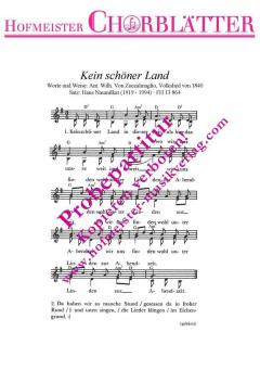 Kein schöner Land (Anton Wilhelm von Zuccalmaglio) 