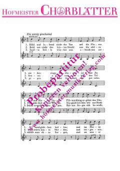 Kühl und labend sinkt der Tau (Joseph Gersbach) 