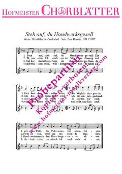 Steh auf, du Handwerksgesell 