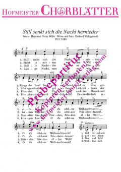 Still senkt sich die Nacht hernieder (Gerhard Wohlgemuth) 