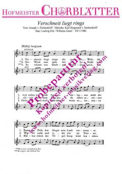 Verschneit liegt rings (Karl Siegmund von Seckendorff) 