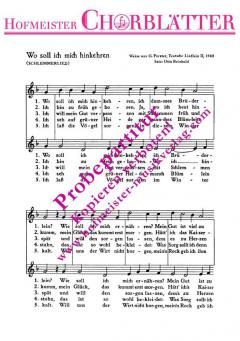 Wo soll ich mich hinkehren 