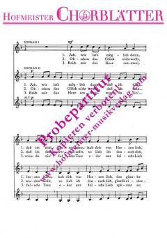 Ach, wie ist's möglich dann 