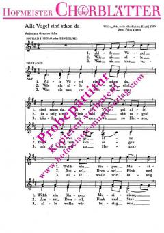 Alle Vögel sind schon da (Hoffmann von Fallersleben) 