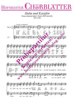 Huhn und Karpfen (Auf einer Meierei) 