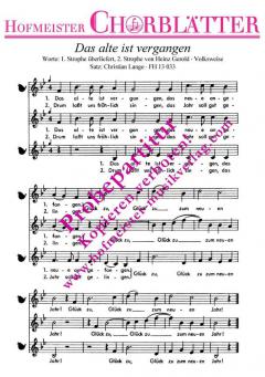 Das alte ist vergangen 