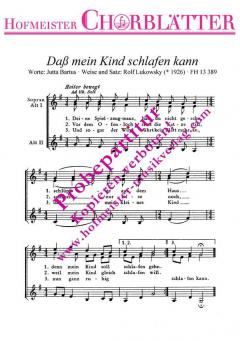 Dass mein Kind schlafen kann (Deine Spielzeugmaus) (Rolf Lukowsky) 