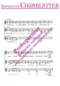 Guten Abend, schön Abend 