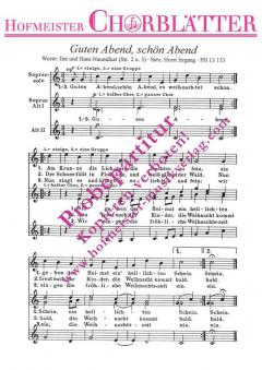 Guten Abend, schön Abend 