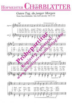 Guten Tag, du junger Morgen (Rolf Lukowsky) 