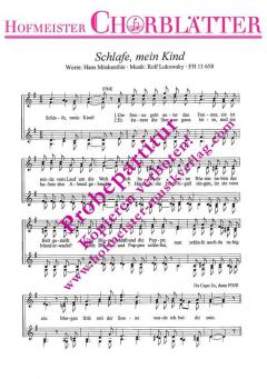 Schlafe, mein Kind (Rolf Lukowsky) 