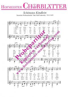 Schönstes Kindlein 
