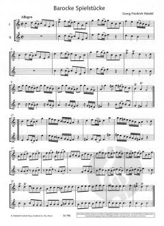 Barocke Spielstücke Band 2 