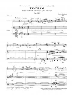 Tangram für Kontrabass und Klavier von Caspar Diethelm im Alle Noten Shop kaufen