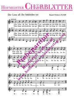 Der Lenz all Äst bekleiden tut (1624) 