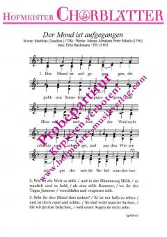 Der Mond ist aufgegangen (Johann Abraham Peter Schulz) 