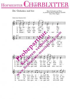 Die Gedanken sind frei 