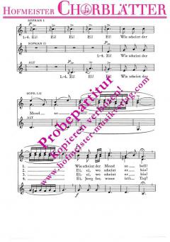 Ständchen (Ei, wie scheint der Mond so hell) (Carl Maria von Weber) 