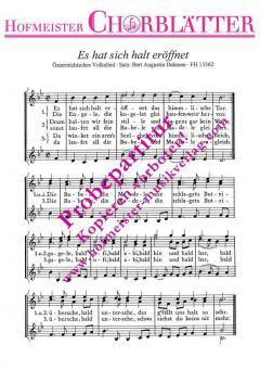 Es hat sich halt eröffnet 