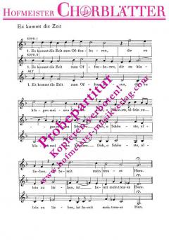 Es kommt die Zeit 