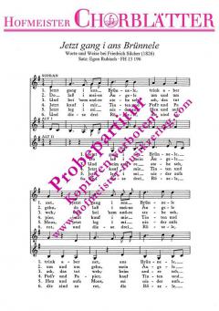 Jetzt gang i ans Brünnele 