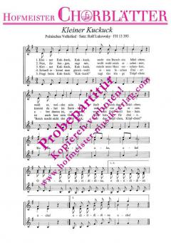 Kleiner Kuckuck (polnisch) 