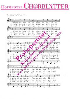 Kommt, ihr G'spielen 